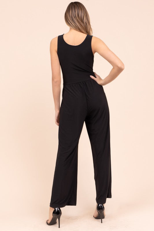 swvws V-neck Jumpsuit