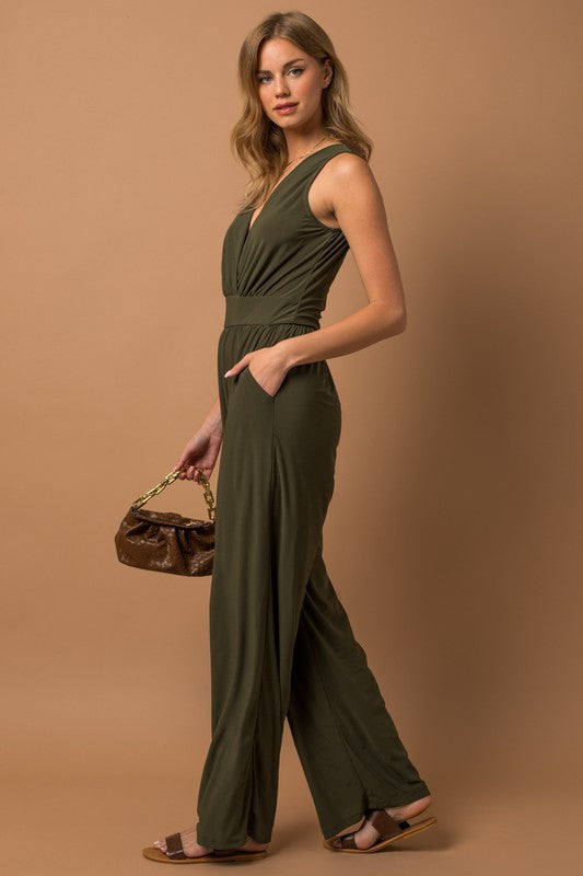 swvws V-neck Jumpsuit