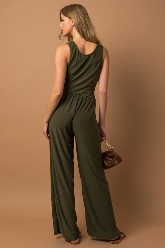 swvws V-neck Jumpsuit