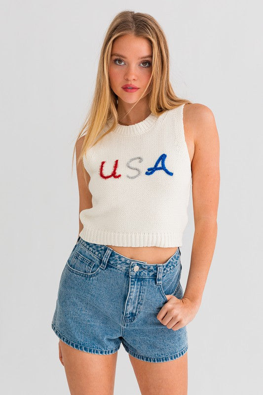 swvws USA Knit Tank Top