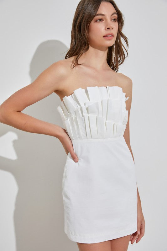 swvws Off Shoulder Ruffle Dress