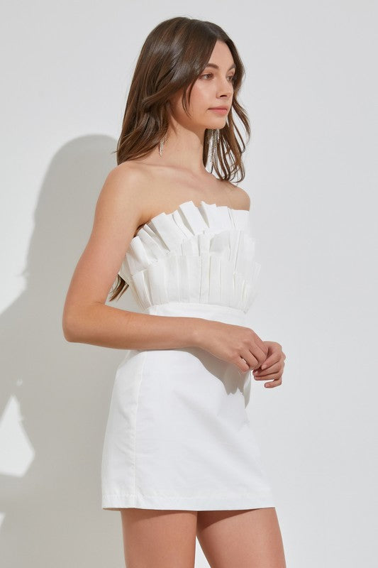 swvws Off Shoulder Ruffle Dress