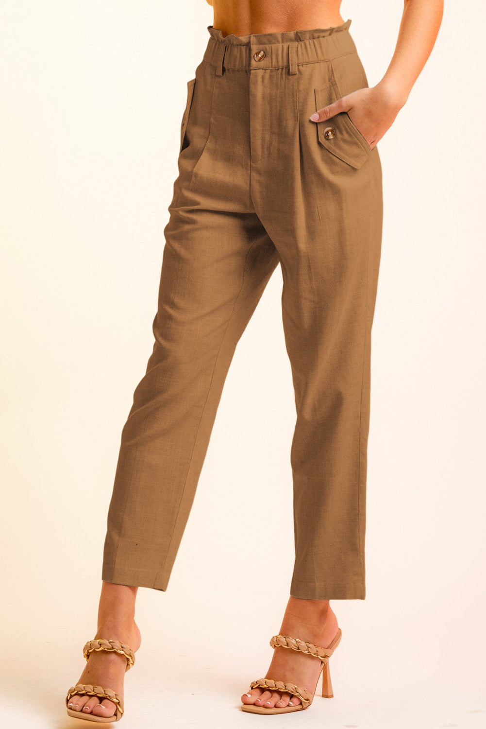 swvws Side Button Long Pants