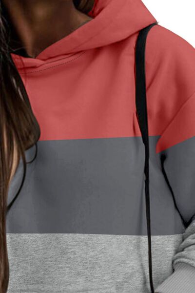 swvws Color Block Dropped Shoulder Sweatshirt