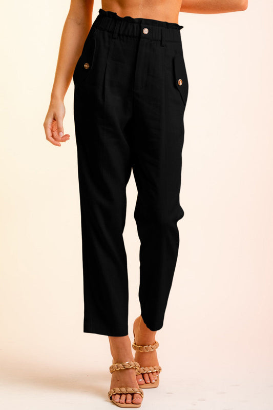 swvws Side Button Long Pants