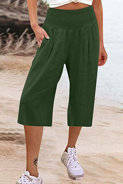 swvws Pocketed High Waist Pants