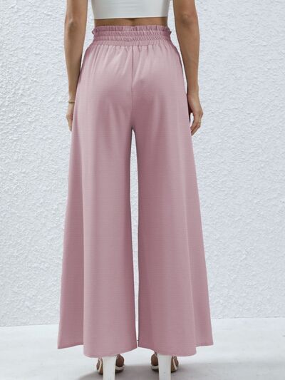 swvws High Waist Wide Leg Pants with Pockets