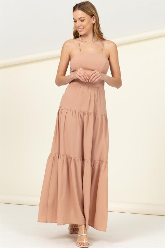 swvws Said Yes Tiered Maxi Dress