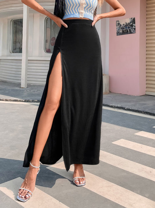 themeisles Slit Maxi Skirt