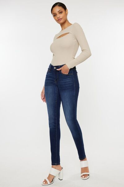 swvws Kancan Mid Rise Gradient Skinny Jeans