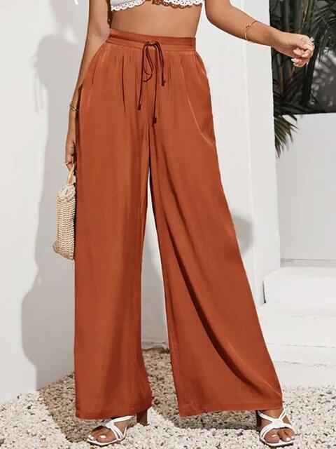 swvws Drawstring Wide Leg Pants