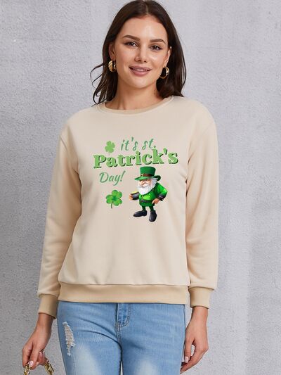 swvws IT'S ST. PATRICK'S DAY Round Neck Sweatshirt