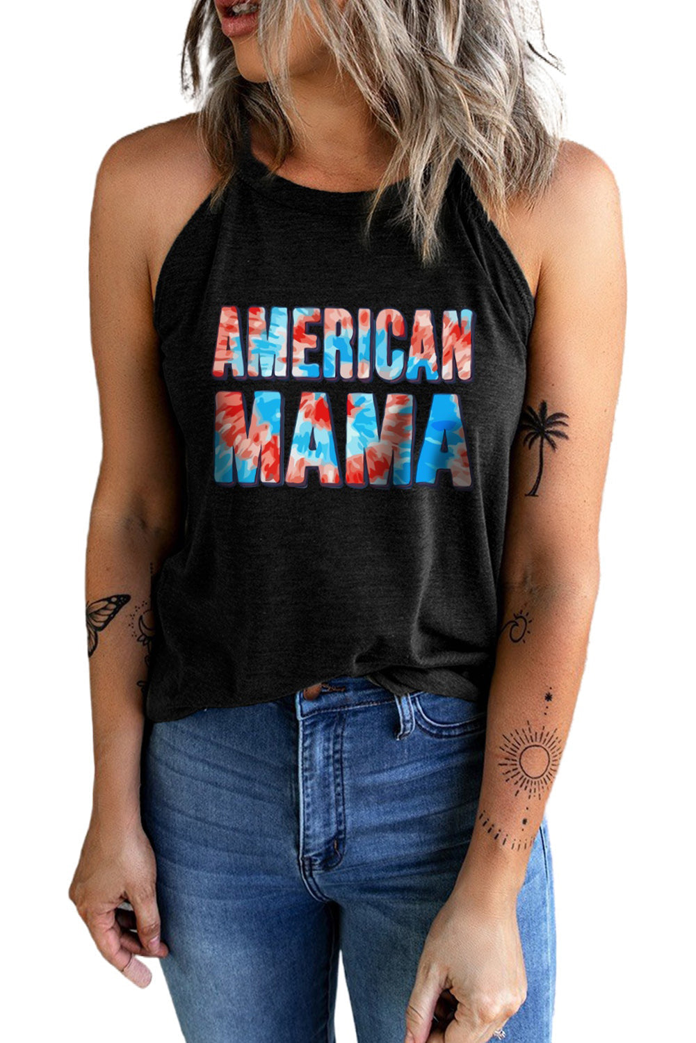 swvws AMERICAN MAMA Graphic Tank