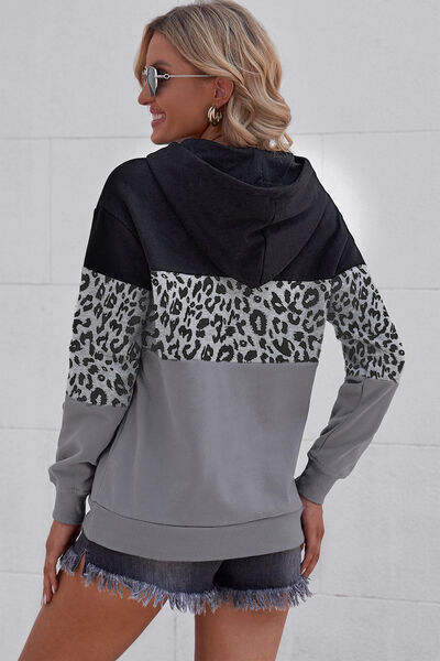 swvws Color Block Dropped Shoulder Sweatshirt