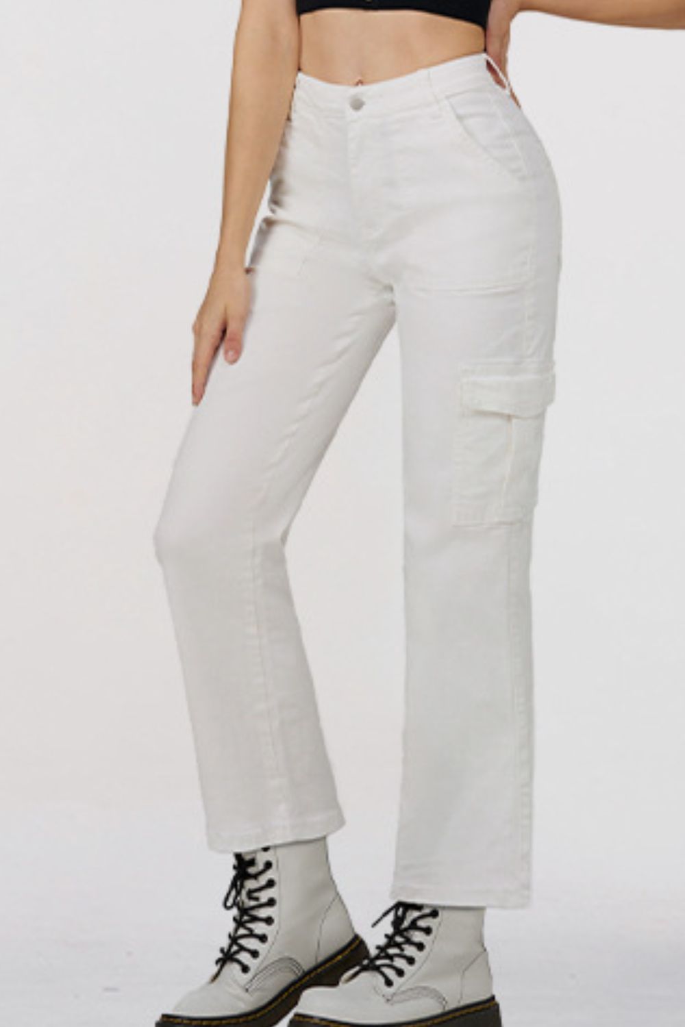 swvws Straight Leg Jeans with Pockets