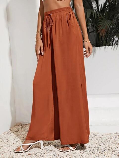 swvws Drawstring Wide Leg Pants