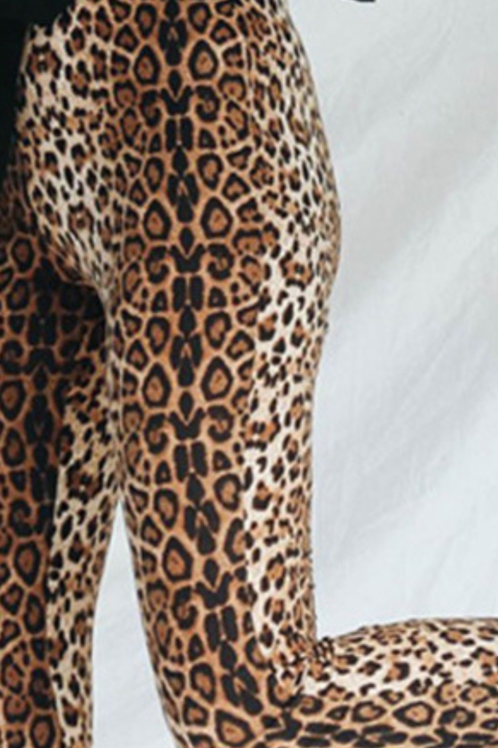 swvws Leopard Print Flare Leg Pants