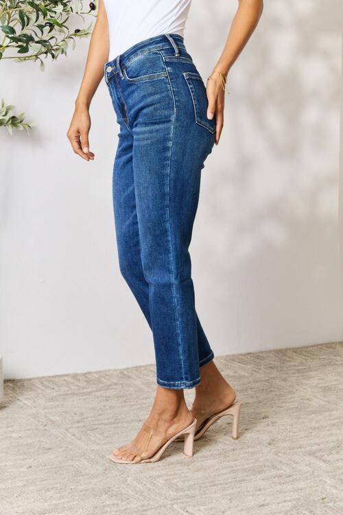 swvws BAYEAS Cropped Straight Jeans