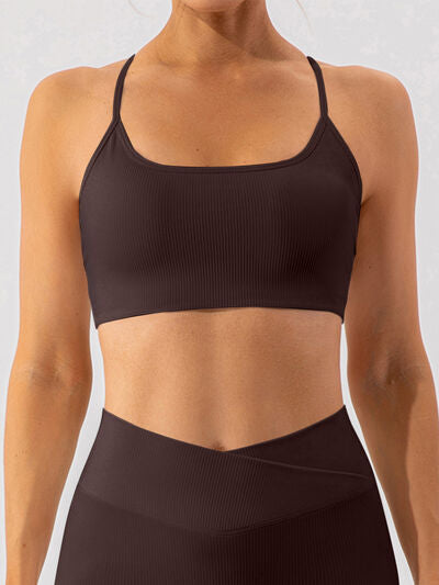 swvws Spaghetti Strap Active Bra