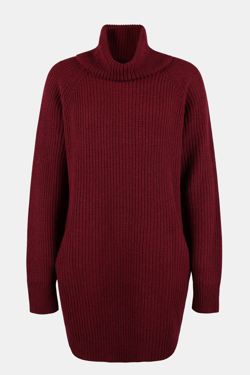 swvws Turtleneck Sweater Dress with Pockets