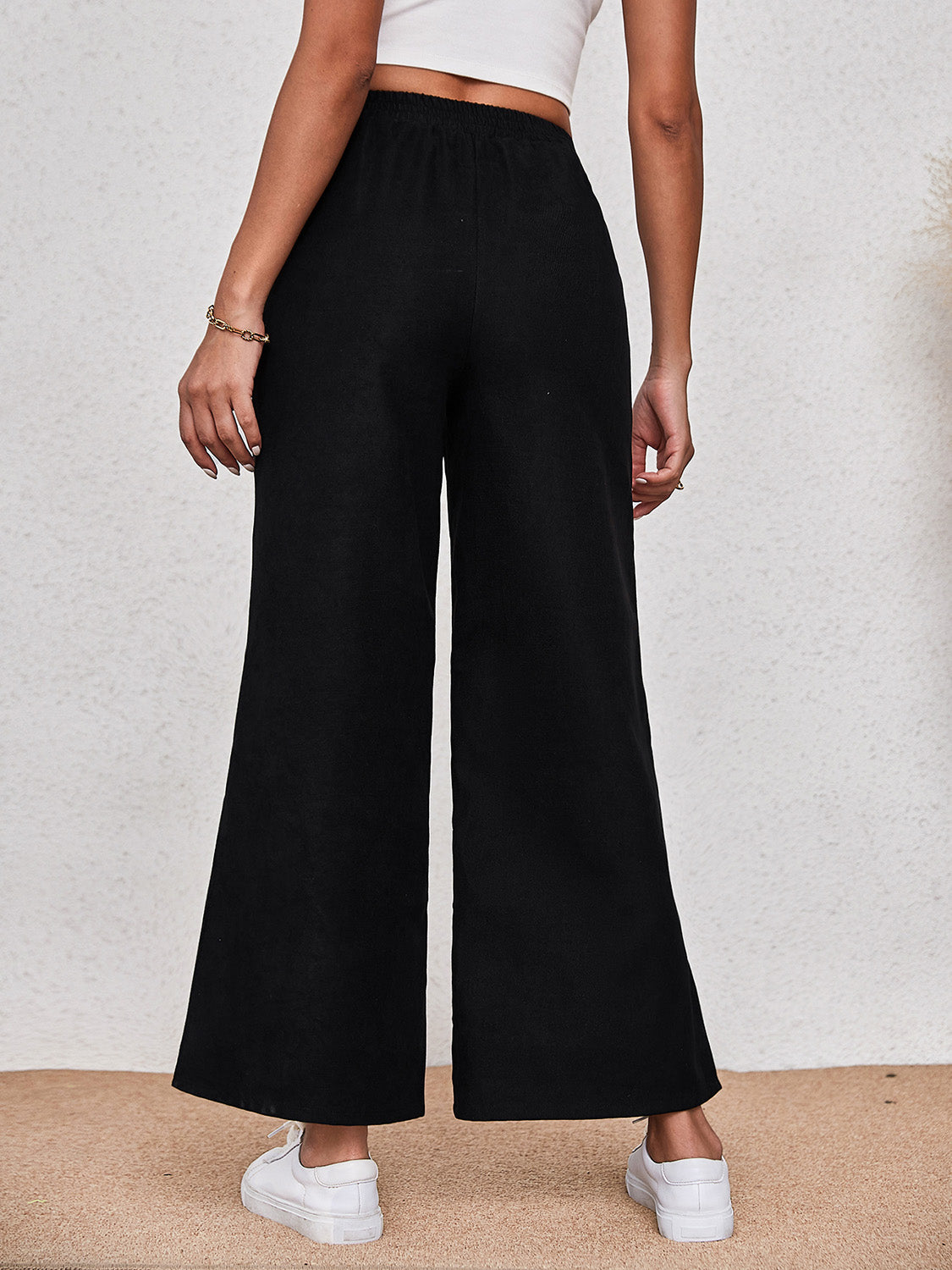 swvws Wide Leg Slit Pants