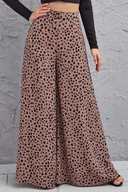 swvws Animal Print High-Rise Culottes