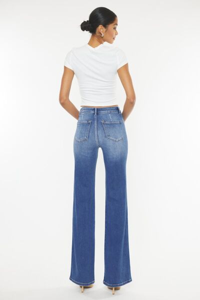 swvws Kancan Ultra High Waist Gradient Flare Jeans