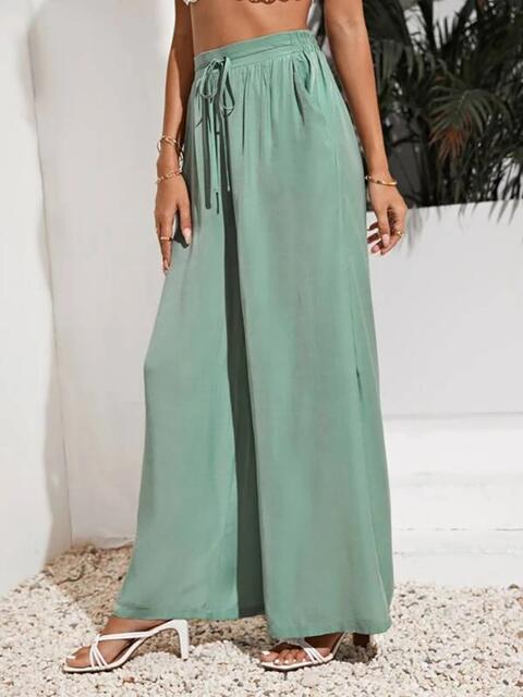 swvws Drawstring Wide Leg Pants