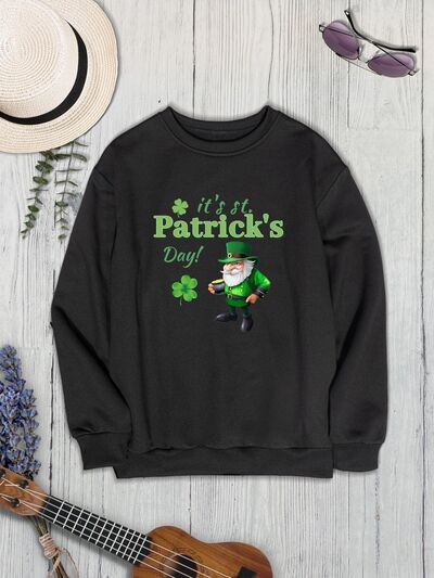 swvws IT'S ST. PATRICK'S DAY Round Neck Sweatshirt