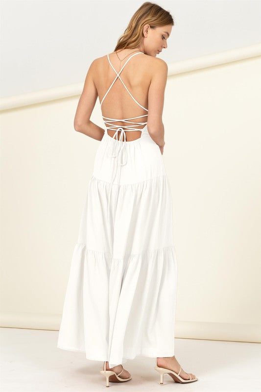 swvws Said Yes Tiered Maxi Dress