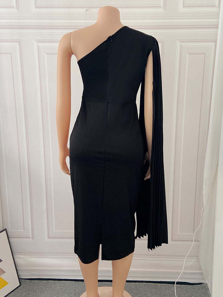 Sixsr One-Shoulder Dress