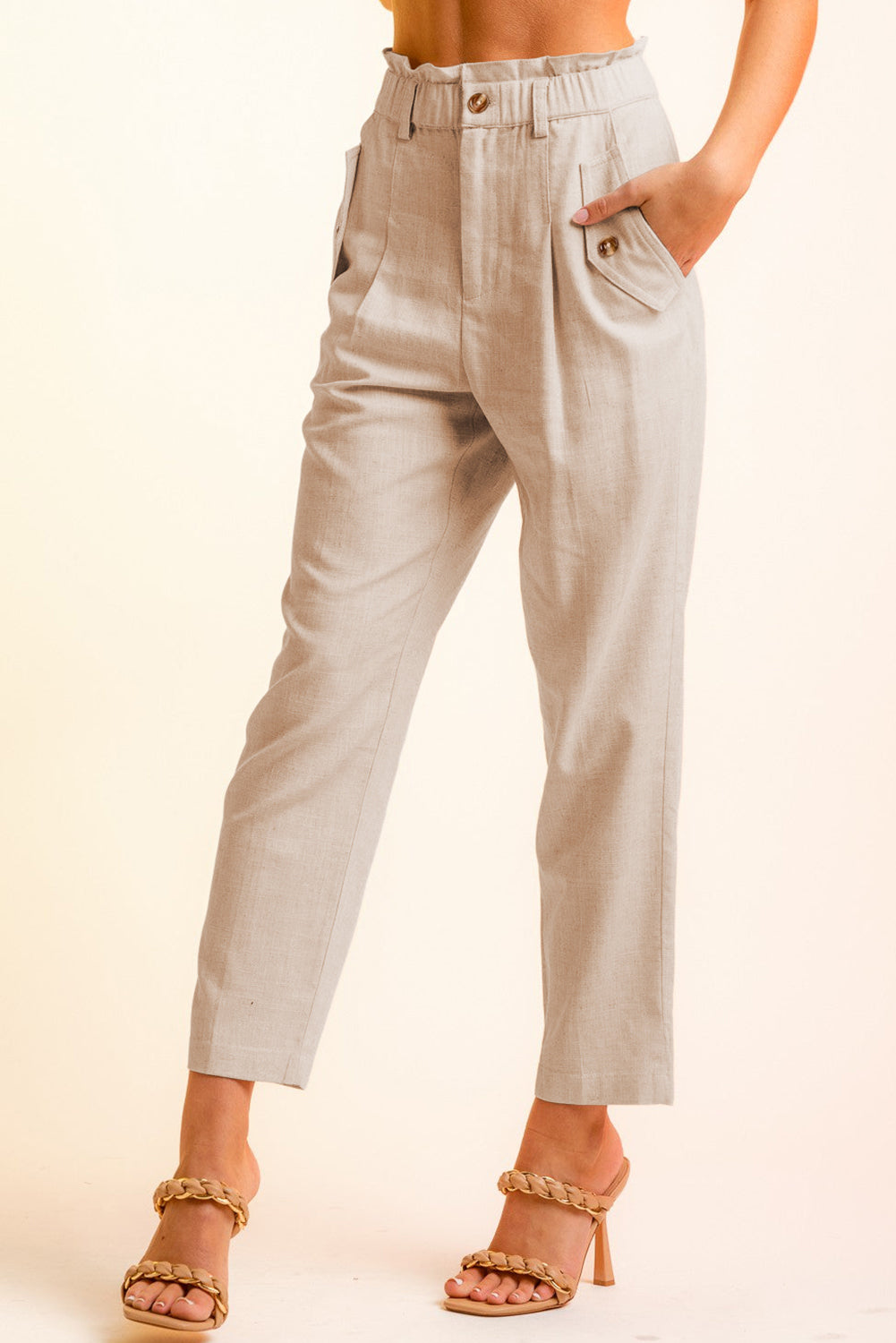 swvws Side Button Long Pants