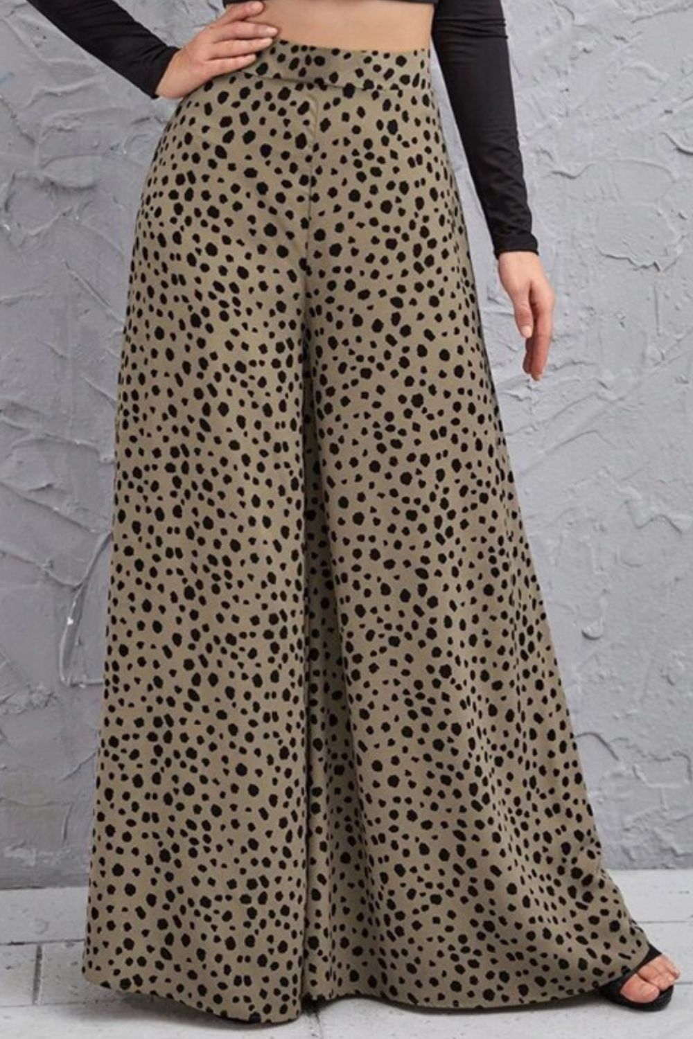 swvws Animal Print High-Rise Culottes