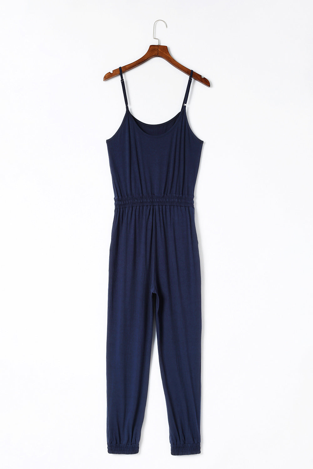 swvws Spaghetti Strap Jumpsuit with Pockets