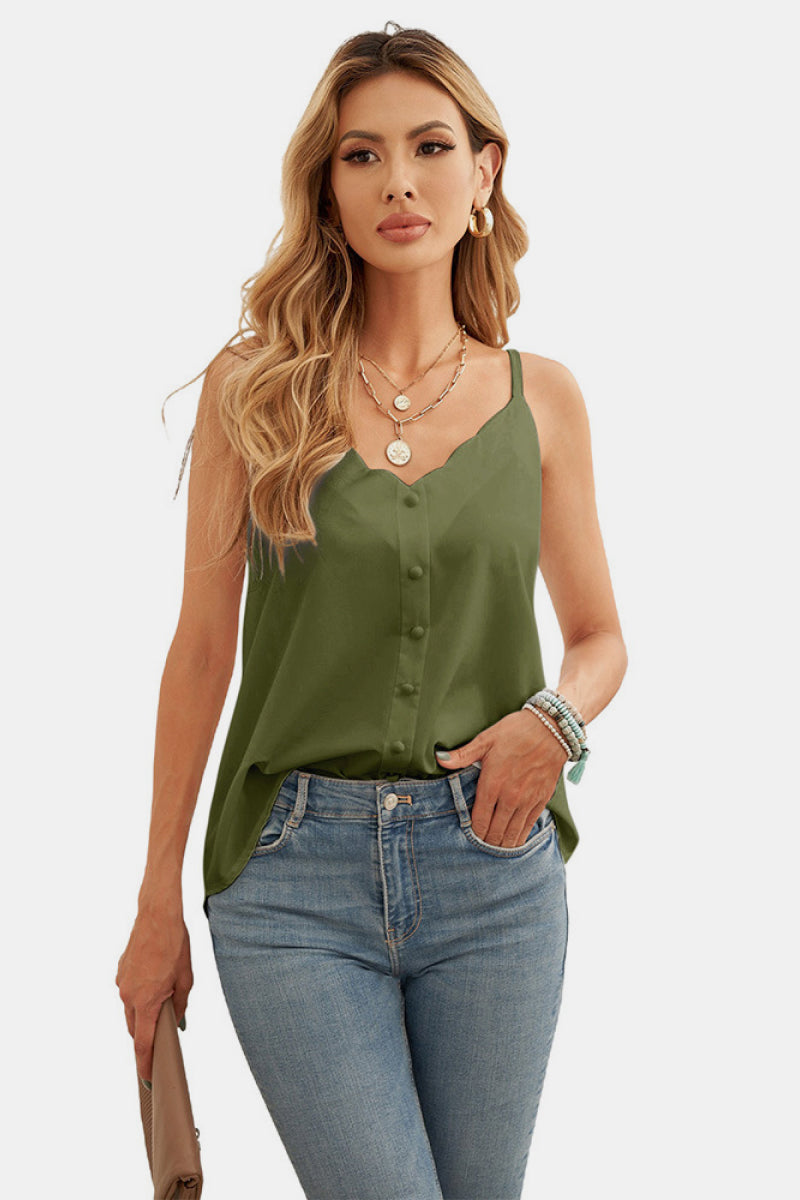 swvws Button down CamisoleTop