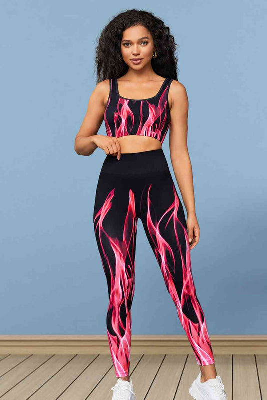 swvws Sports Tank and Leggings Set