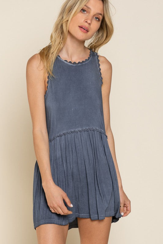 swvws Sweet and Simple Babydoll Knit Tank Top