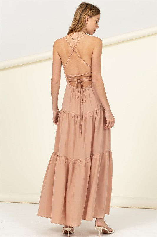 swvws Said Yes Tiered Maxi Dress