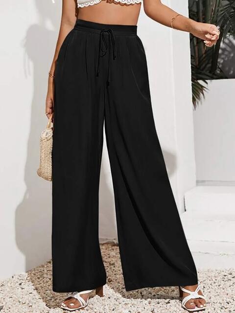 swvws Drawstring Wide Leg Pants