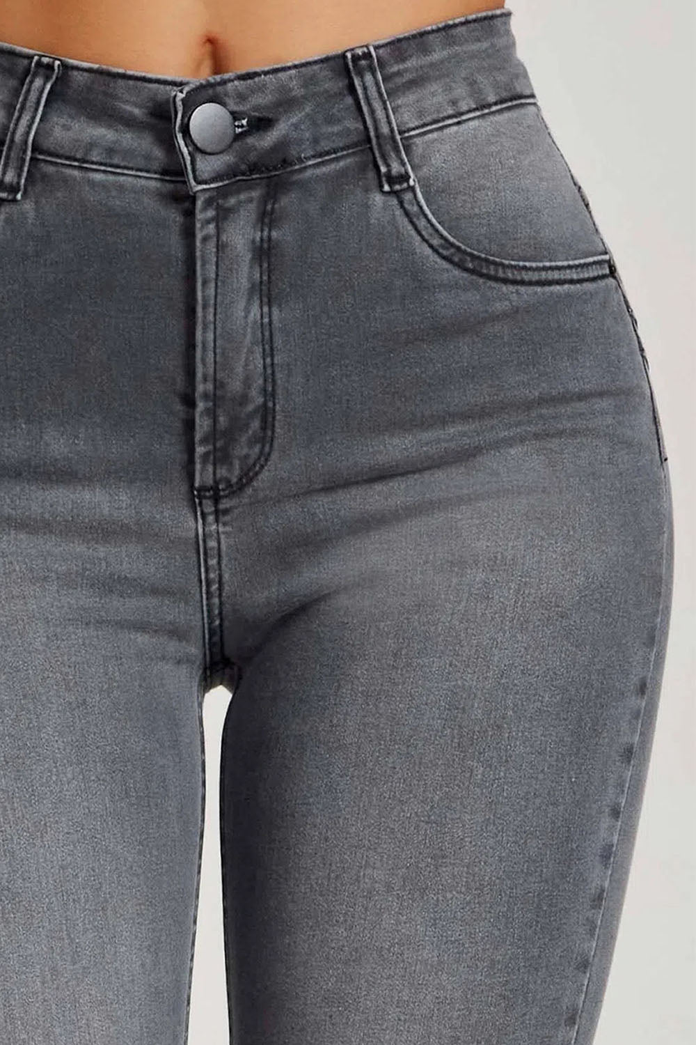 swvws Buttoned Skinny Jeans