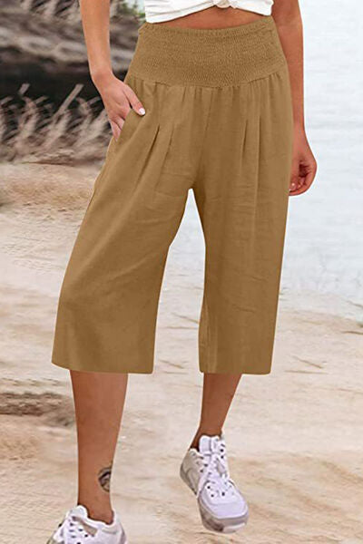 swvws Pocketed High Waist Pants