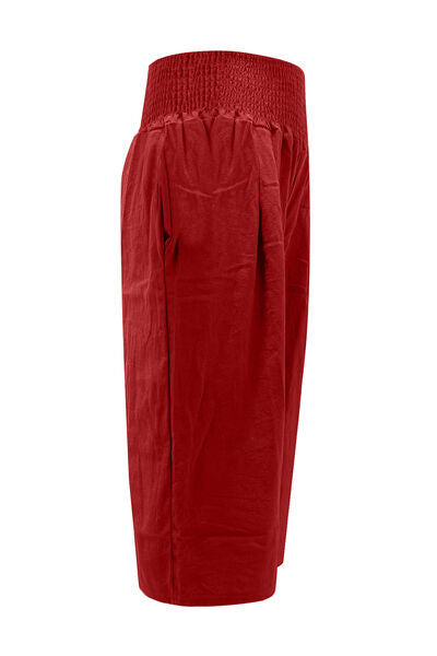 swvws Pocketed High Waist Pants