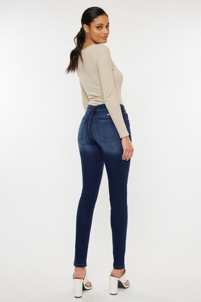 swvws Kancan Mid Rise Gradient Skinny Jeans