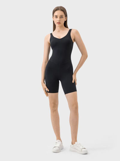 swvws Wide Strap Active Romper