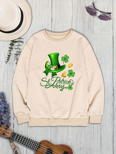 swvws ST. PATRICK'S DAY Round Neck Sweatshirt