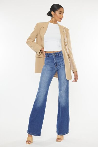 swvws Kancan Ultra High Waist Gradient Flare Jeans