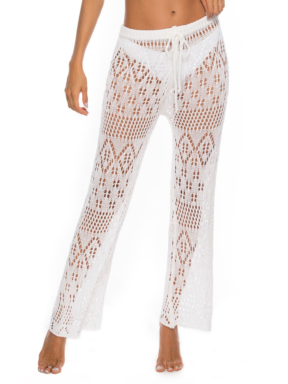 swvws Cutout Straight Swim Pants