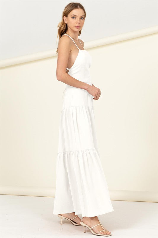 swvws Said Yes Tiered Maxi Dress