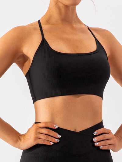 swvws Spaghetti Strap Active Bra