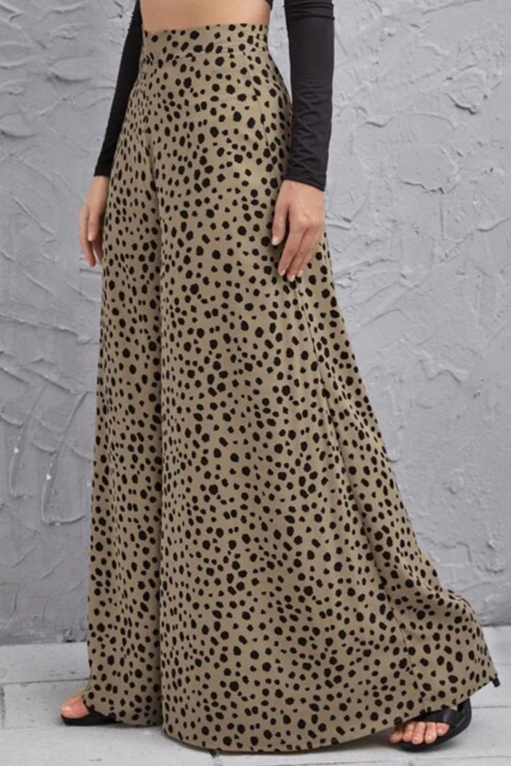 swvws Animal Print High-Rise Culottes